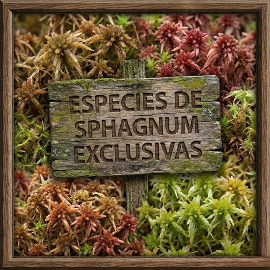 Especies Sphagnum exclusivas